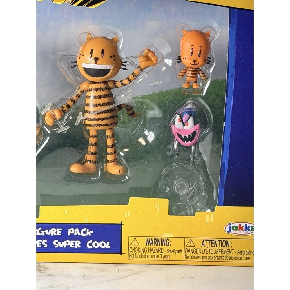 Sealed Dog Man SUPA COOL FIGURE PACK Set of 5 Lil Petey Chief Flippy Jakks(3035)